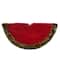 48" Diva Safari Red Velveteen & Cheetah Print Tree Skirt